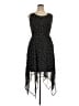 Elle Polka Dots Black Cocktail Dress Size XL - photo 1