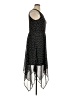 Elle Polka Dots Black Cocktail Dress Size XL - photo 4