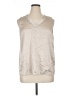 Unbranded Silver Sleeveless Blouse Size XL - photo 1