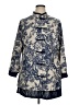 Soft Surroundings Paisley Blue Coat Size 1X - photo 1