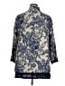 Soft Surroundings Paisley Blue Coat Size 1X - photo 2