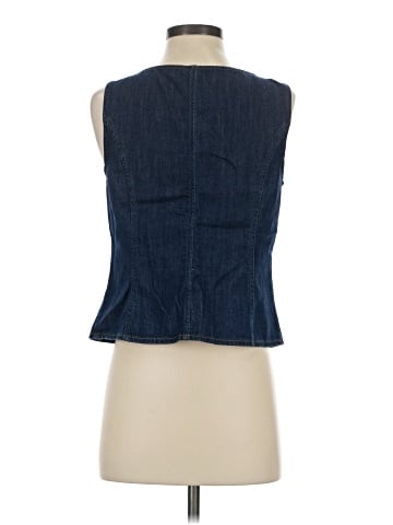 J.Crew Factory Store Denim Vest (view 2)