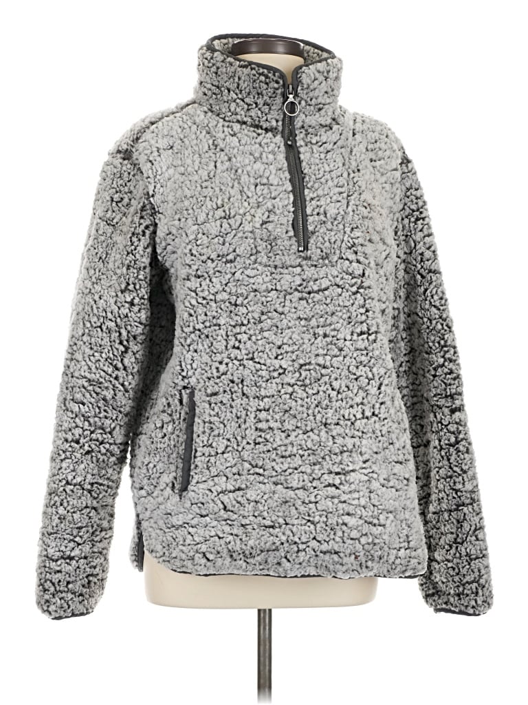 Pre-owned Thread & Supply Pullover Sweater In Gray