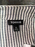 Torrid Stripes Gray Long Sleeve Blouse Size Lg Plus (0) - photo 7