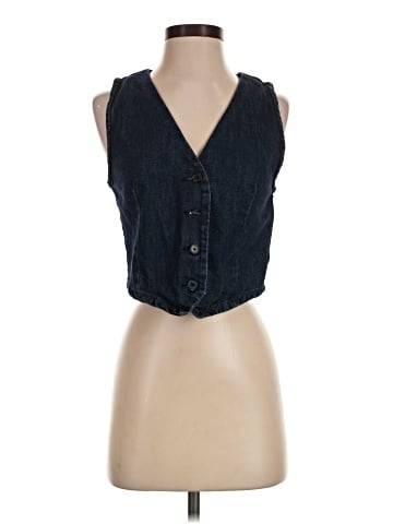 Zara Sleeveless Button-Down Shirt (view 1)