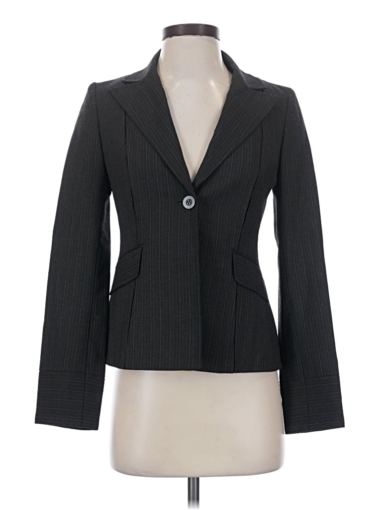 Pre-owned Laundry By Shelli Segal Blazer Jacket In Gray