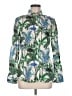 J. McLaughlin Print Green Long Sleeve Blouse Size M - photo 1