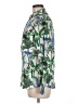 J. McLaughlin Print Green Long Sleeve Blouse Size M - photo 5