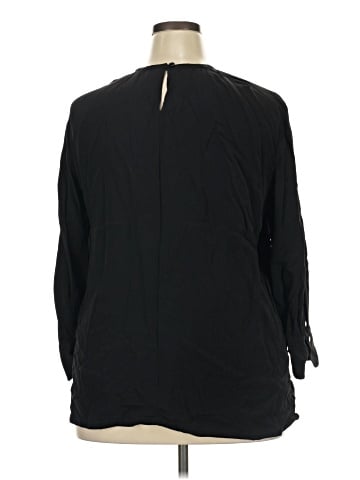 Dana Buchman Long Sleeve Blouse (view 2)
