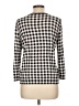 Talbots Outlet Checkered-gingham Black Cardigan Size Lg Petite - photo 2