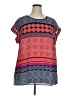 DR2 Red Short Sleeve Top Size 1X - photo 1