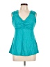 Boston Proper Teal Sleeveless Blouse Size L - photo 1