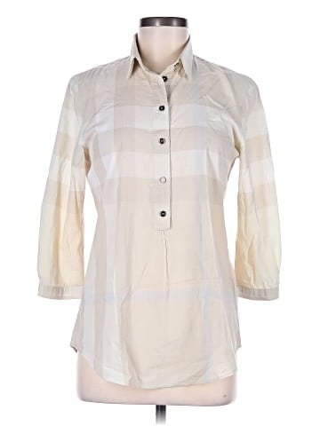 Burberry Brit 3/4 Sleeve Button-Down Shirt (view 1)