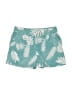 Tea 100% Cotton Tropical Teal Shorts Size 4 - photo 1