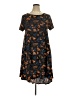 Lularoe Print Brown Casual Dress Size XL - photo 1
