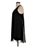 Express 100% Polyester Solid Black Casual Dress Size S - photo 5