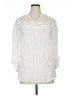 Unique Spectrum Ivory 3/4 Sleeve Blouse Size 1X - photo 1