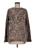 Cuddl Duds Animal Print Gray Brown Pullover Sweater Size M - photo 1
