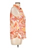 Cable & Gauge Orange Sleeveless Blouse Size L - photo 4