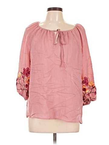 Olivia & Martin 3/4 Sleeve Blouse (view 1)