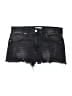 H&M Black Denim Shorts Size 8 - photo 1