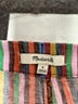 Madewell Stripes Silver Shorts Size M - photo 3