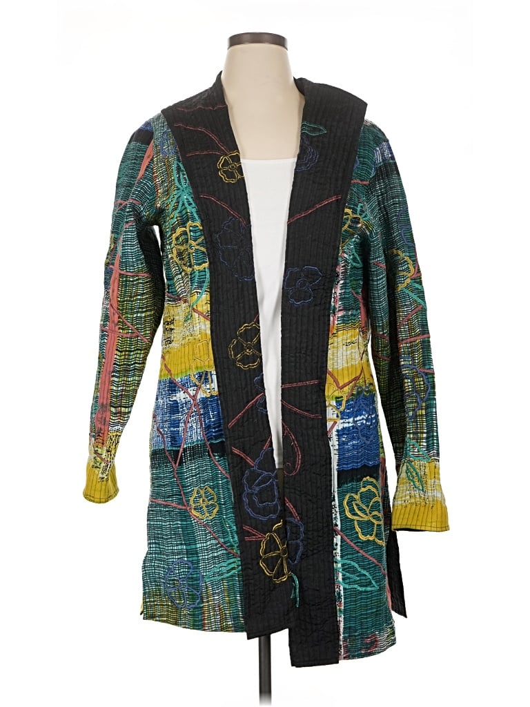 Pre-owned Assorted Brands Coat In Green