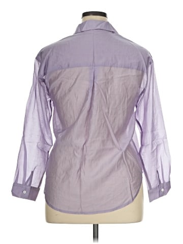 Unbranded Long Sleeve Button-Down Shirt (view 2)