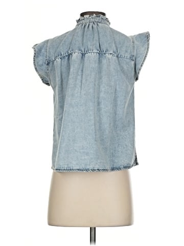 Rails Sleeveless Button-Down Shirt (view 2)