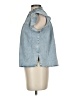 Rails Blue Sleeveless Button-Down Shirt Size XXS - photo 5