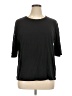 ELOQUII Black 3/4 Sleeve Top Size 14 Plus - photo 1