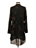 Wilfred 100% Silk Black Brown Kimono Size XXS - photo 2