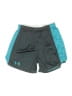 Under Armour 100% Polyester Color Block Teal Athletic Shorts Size S - photo 1