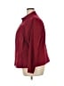 Cj Banks 100% Cotton Solid Red Jacket Size 2X - photo 5