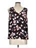 Nine West 100% Polyester Black Tank Top Size L - photo 1