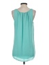 Veronica M. 100% Polyester Teal Sleeveless Blouse Size S - photo 2