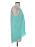 Veronica M. 100% Polyester Teal Sleeveless Blouse Size S - photo 4