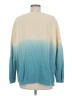 525 America 100% Cotton Tie-dye Teal Pullover Sweater Size M - photo 2