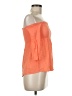 Mi ami 100% Rayon Orange 3/4 Sleeve Blouse Size M - photo 4