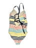 Isabel Maternity Stripes Yellow One Piece Swimsuit Size L - photo 2