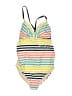 Isabel Maternity Stripes Yellow One Piece Swimsuit Size L - photo 1