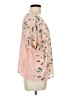 Eyeshadow Pink Short Sleeve Blouse Size L - photo 4
