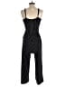 Kaileigh Stripes Black Jumpsuit Size M - photo 2