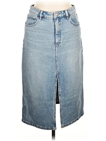 Zara Denim Skirt (view 1)