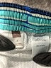 Tea 100% Polyester Stripes Blue Board Shorts Size 3 - photo 3