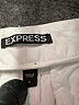 Express Solid White Yellow Khaki Shorts Size 6 - photo 3