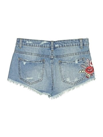 Signature 8 Denim Shorts (view 2)