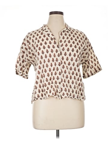 Melrose and Market Short Sleeve Blouse (view 1)