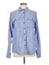 Lands' End Stripes Blue Long Sleeve Button-Down Shirt Size L (tall) - photo 1