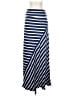 Max Studio Stripes Blue Casual Skirt Size XS - photo 1